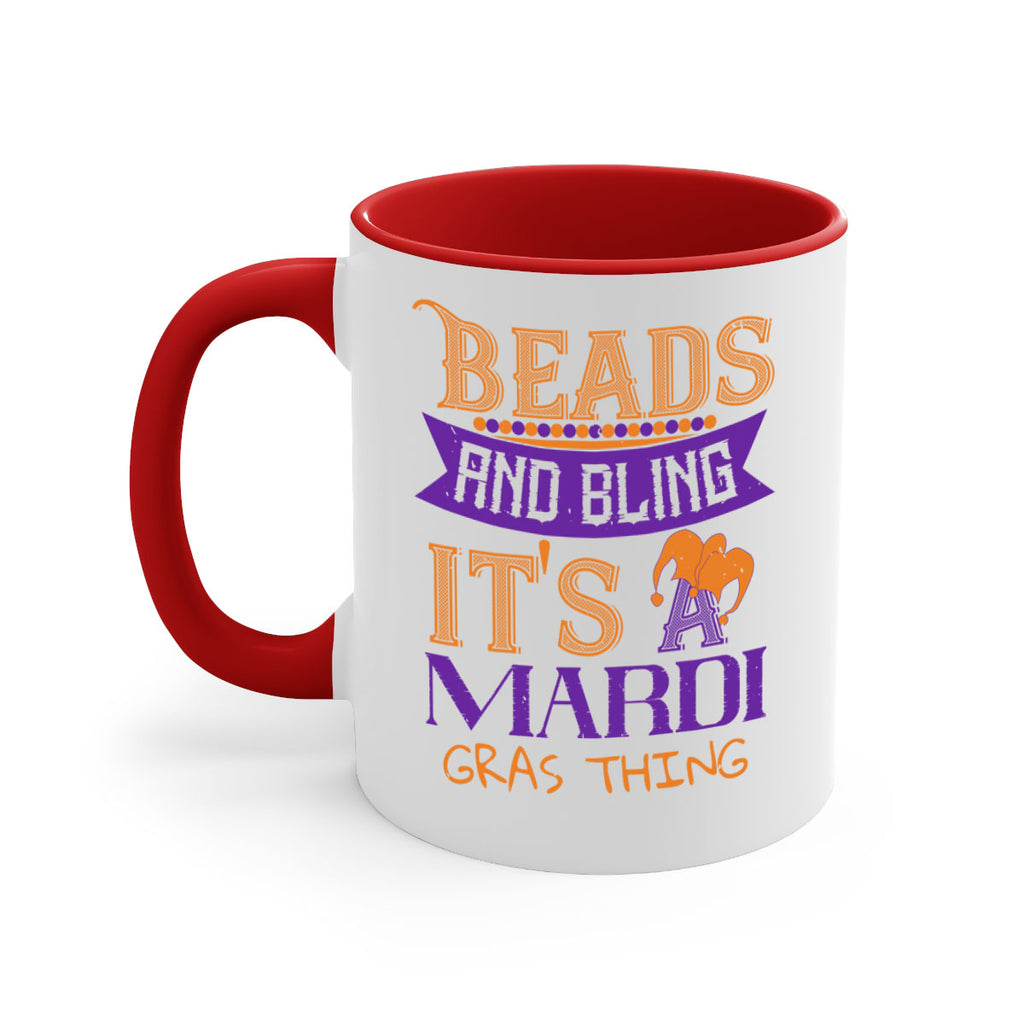 beads and bling its a mardi gras thing 51#- mardi gras-Mug / Coffee Cup
