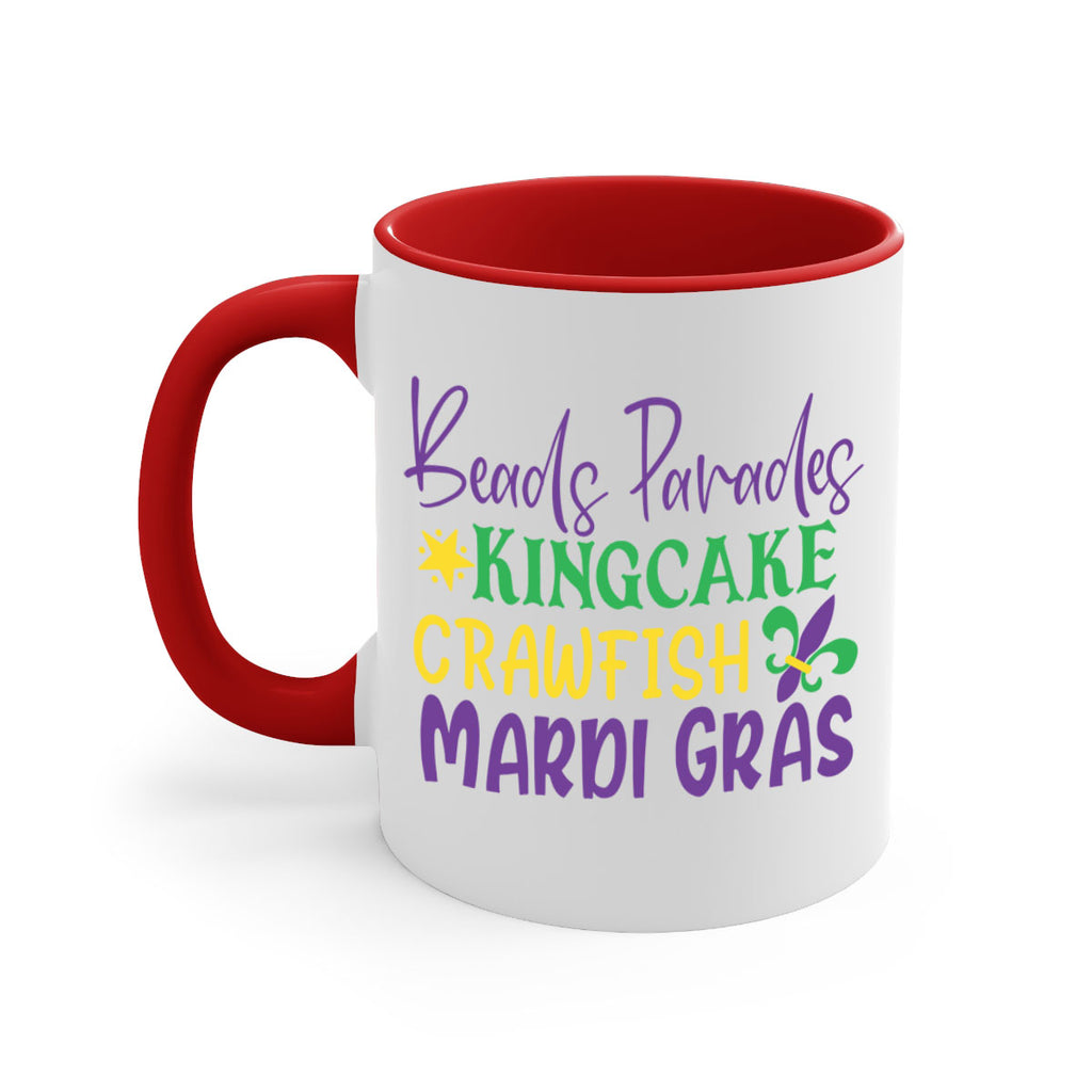 beads parades kingcake crawfish mardi gras 85#- mardi gras-Mug / Coffee Cup