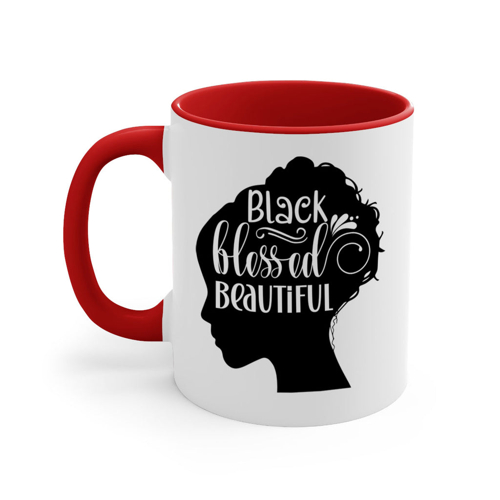 black blessed beautiful Style 62#- Black women - Girls-Mug / Coffee Cup