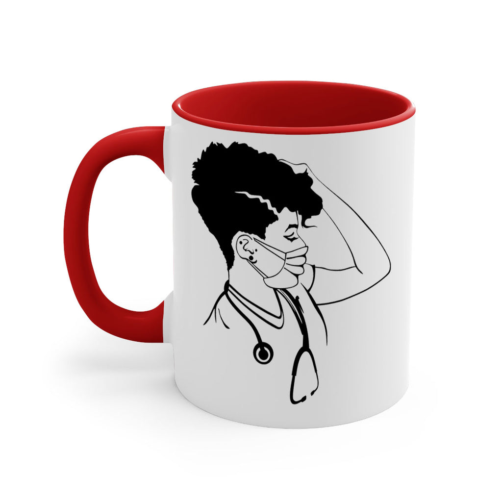 black nurse 3#- Black women - Girls-Mug / Coffee Cup