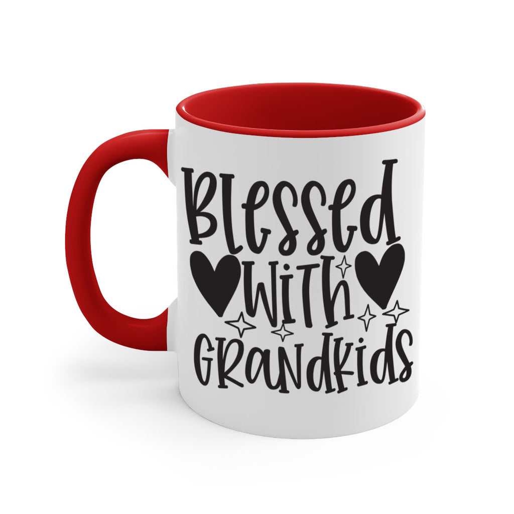 blessed with grandkids 415#- mom-Mug / Coffee Cup