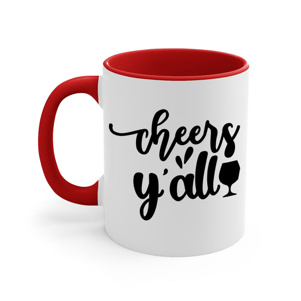 cheers yall 198#- wine-Mug / Coffee Cup