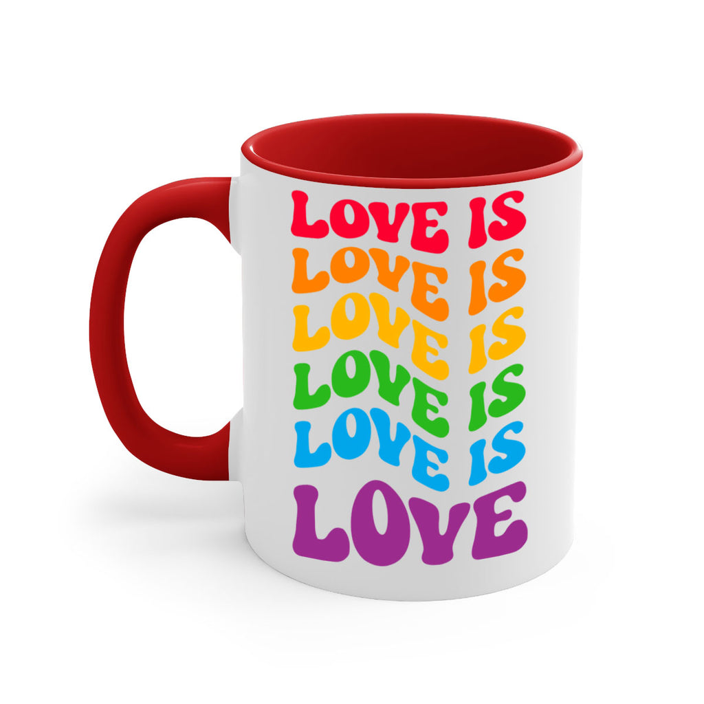 cool rainbow lgbt love is lgbt 147#- lgbt-Mug / Coffee Cup
