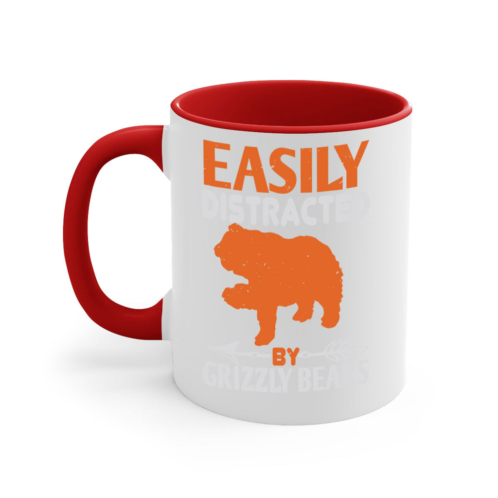 easily distracted by grizzly bears 10#- bear-Mug / Coffee Cup