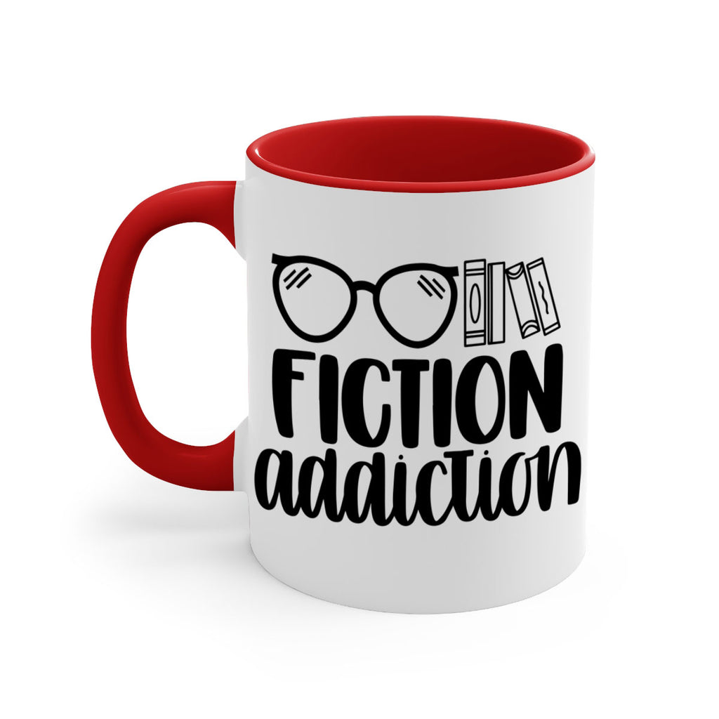fiction addiction 40#- Reading - Books-Mug / Coffee Cup
