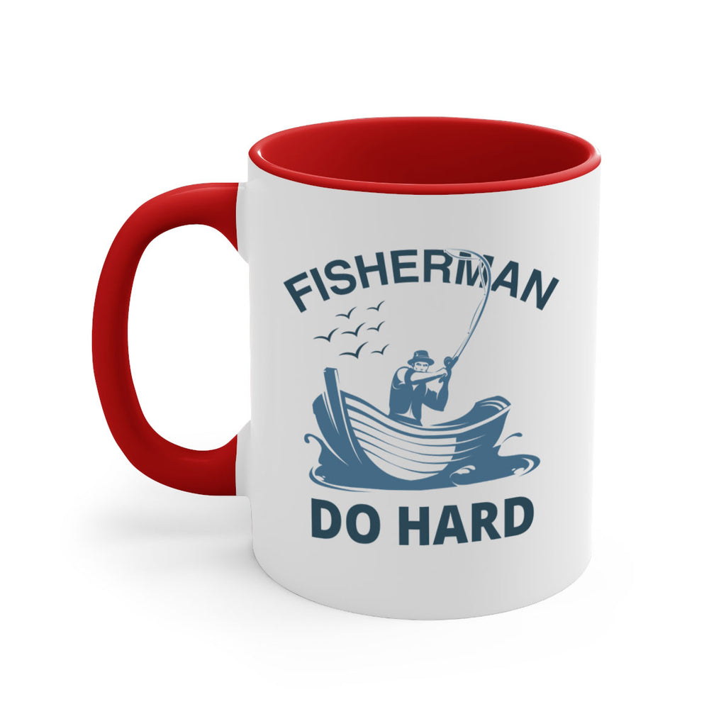 fisher man do hard 155#- fishing-Mug / Coffee Cup