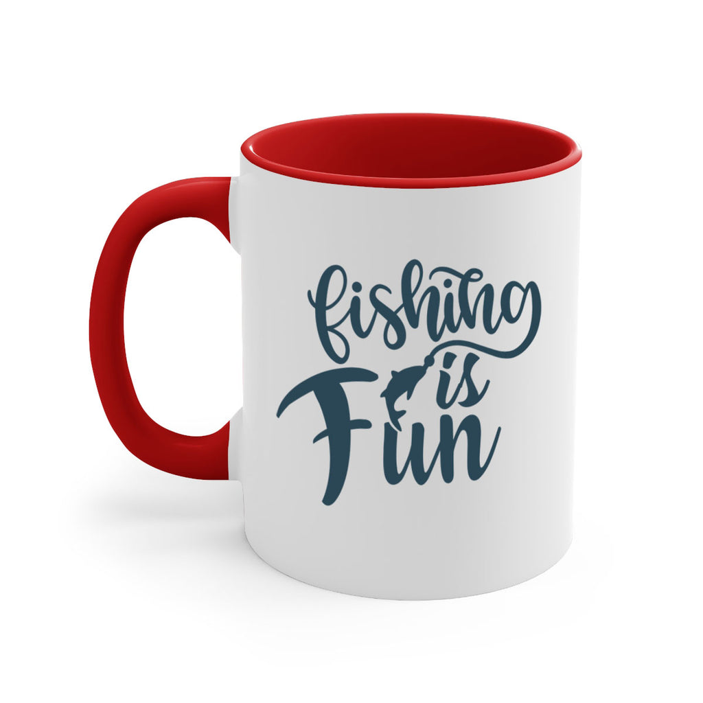 fishing is fun 147#- fishing-Mug / Coffee Cup
