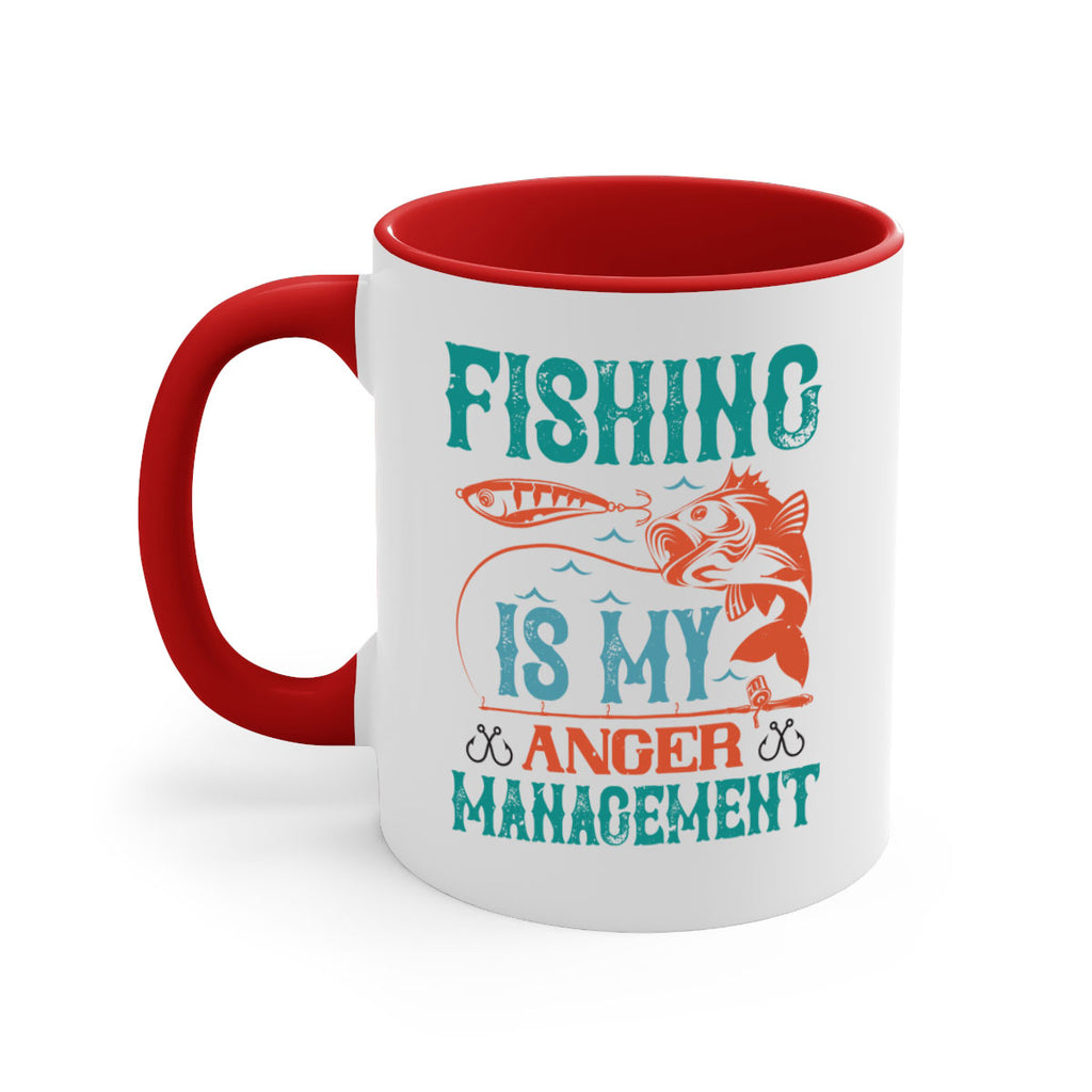 fishing is my anger management 144#- fishing-Mug / Coffee Cup