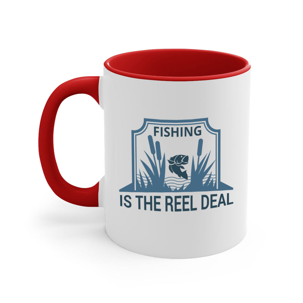 fishing is the real deal 138#- fishing-Mug / Coffee Cup