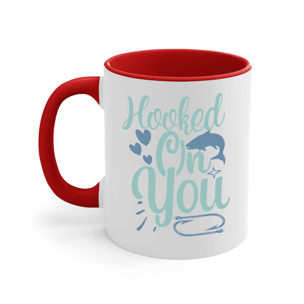 hooked on you 215#- fishing-Mug / Coffee Cup