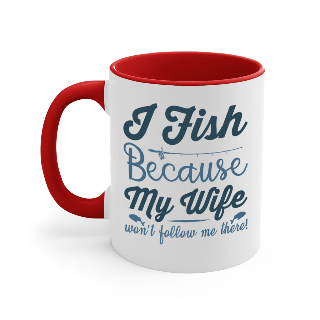 i fish because 112#- fishing-Mug / Coffee Cup