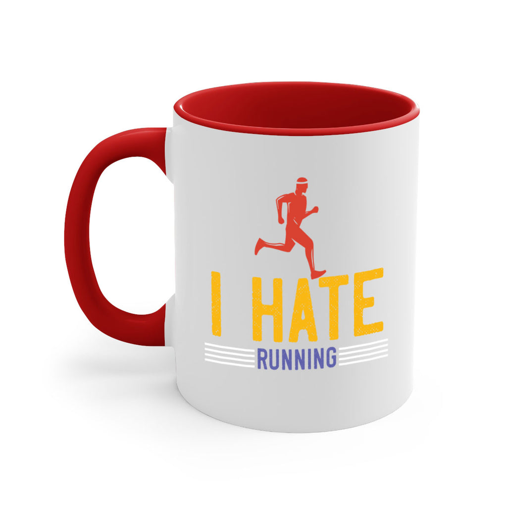 i hate running 40#- running-Mug / Coffee Cup