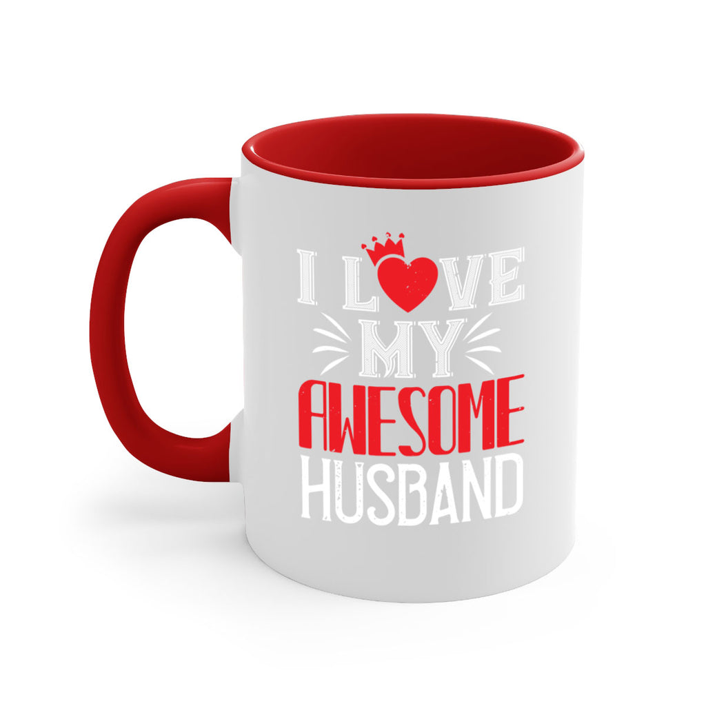 i love my awesome husband 56#- valentines day-Mug / Coffee Cup
