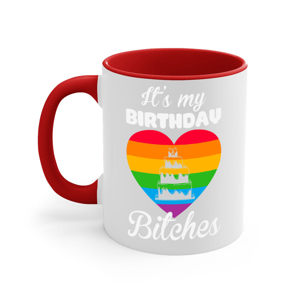 its my birthday lgbt happy lgbt 115#- lgbt-Mug / Coffee Cup