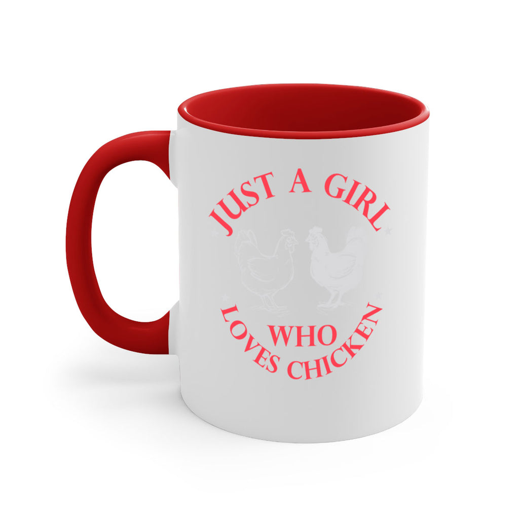 just a girl who loves chicken Style 3#- Chicken-Mug / Coffee Cup