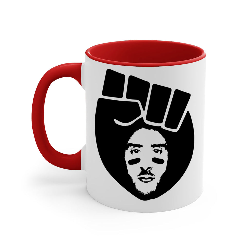 kaepernick fist hair 22#- Black men - Boys-Mug / Coffee Cup