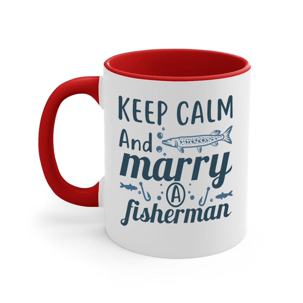 keep calm and merry 66#- fishing-Mug / Coffee Cup