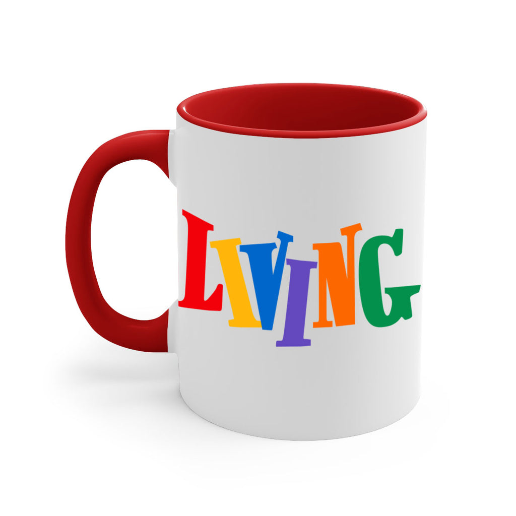 living  99#- black words - phrases-Mug / Coffee Cup