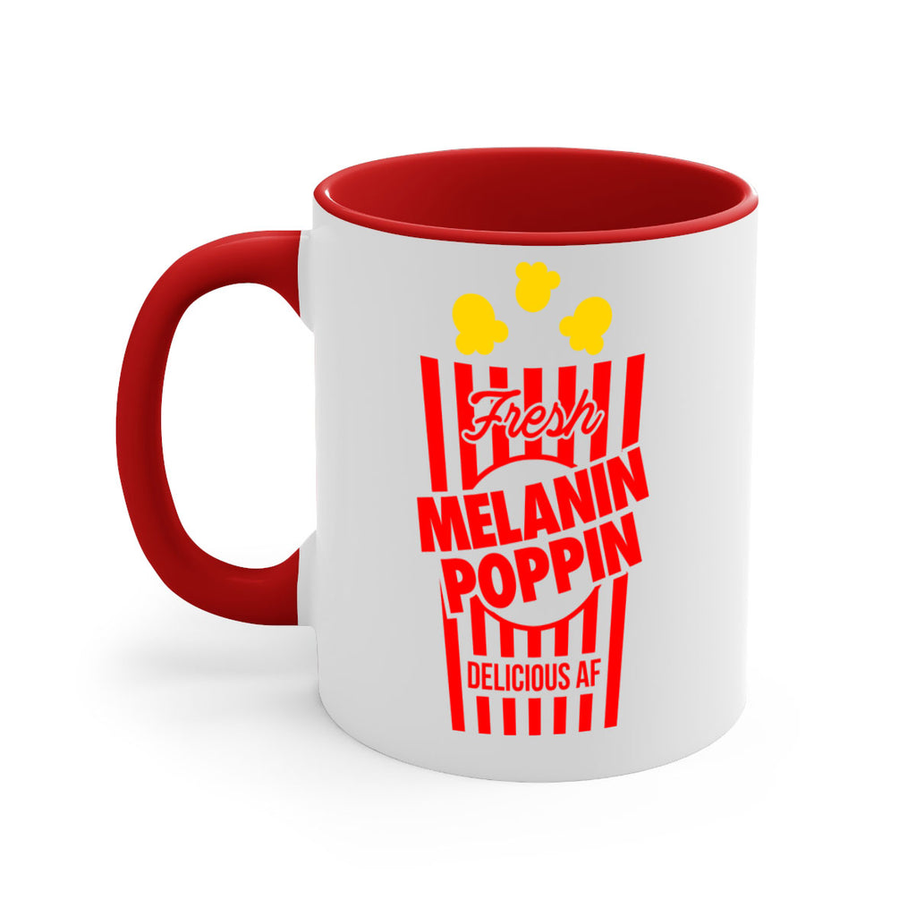 melanin poppin popcorn 86#- black words - phrases-Mug / Coffee Cup