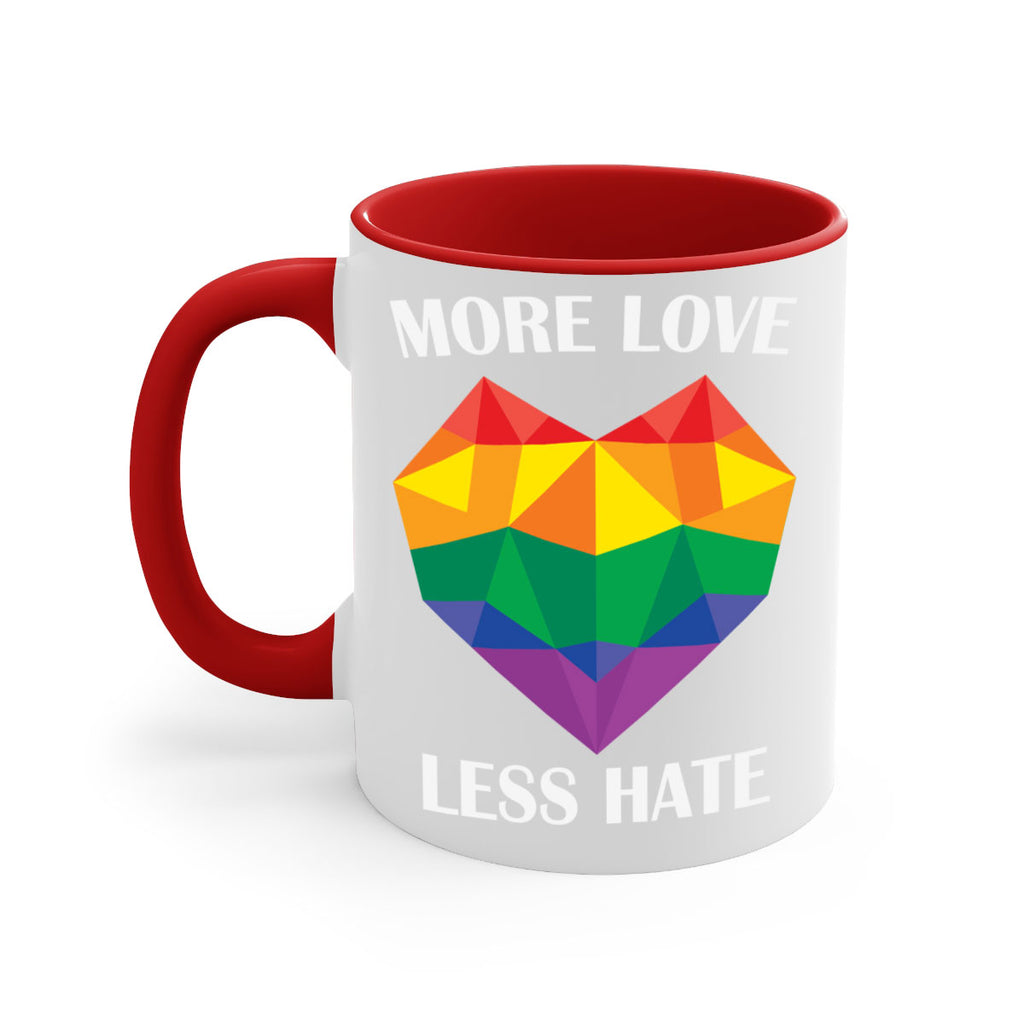 more love less hate lgbt lgbt 78#- lgbt-Mug / Coffee Cup