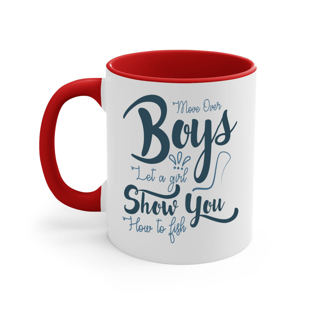 move over boys 46#- fishing-Mug / Coffee Cup