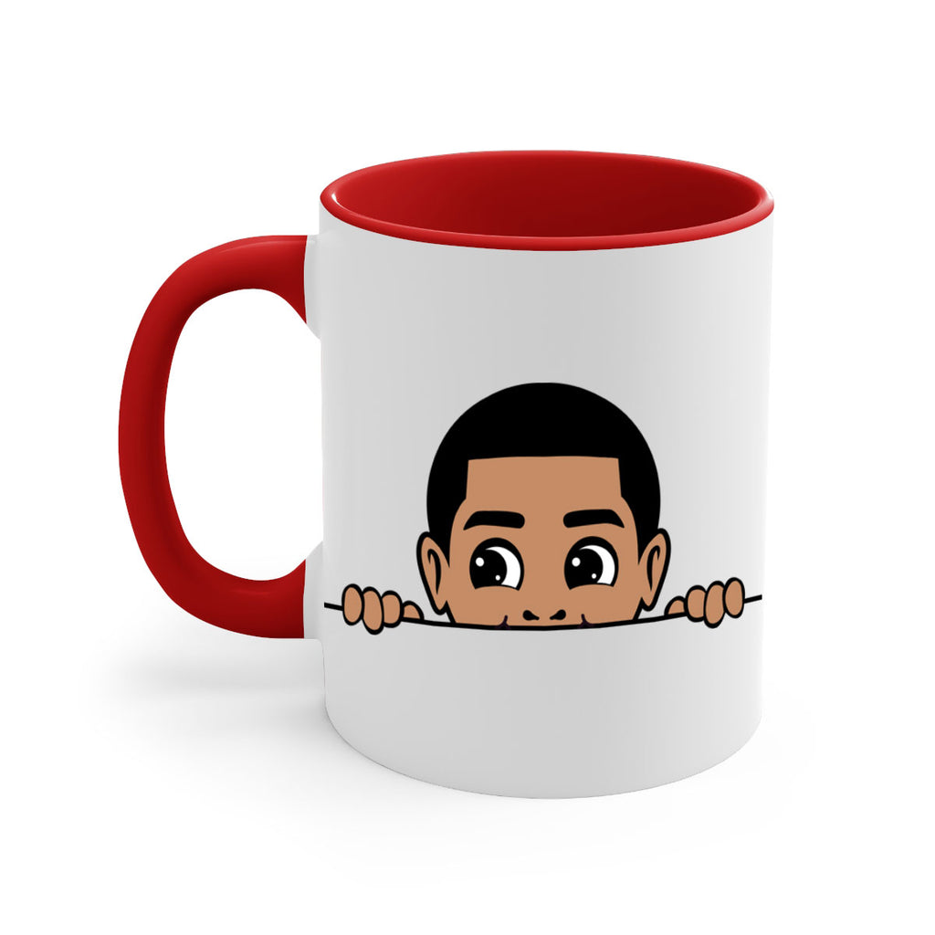 peekaboo boy 17#- Black men - Boys-Mug / Coffee Cup