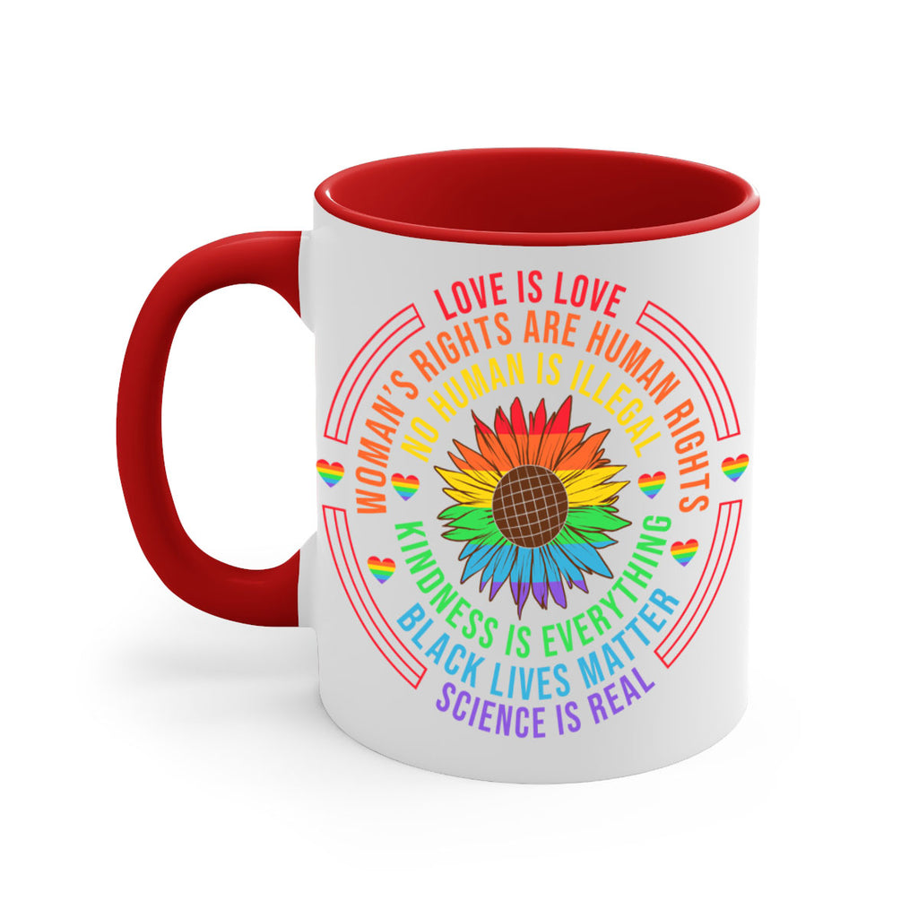 rainbow lgbt pride flower lgbt 27#- lgbt-Mug / Coffee Cup