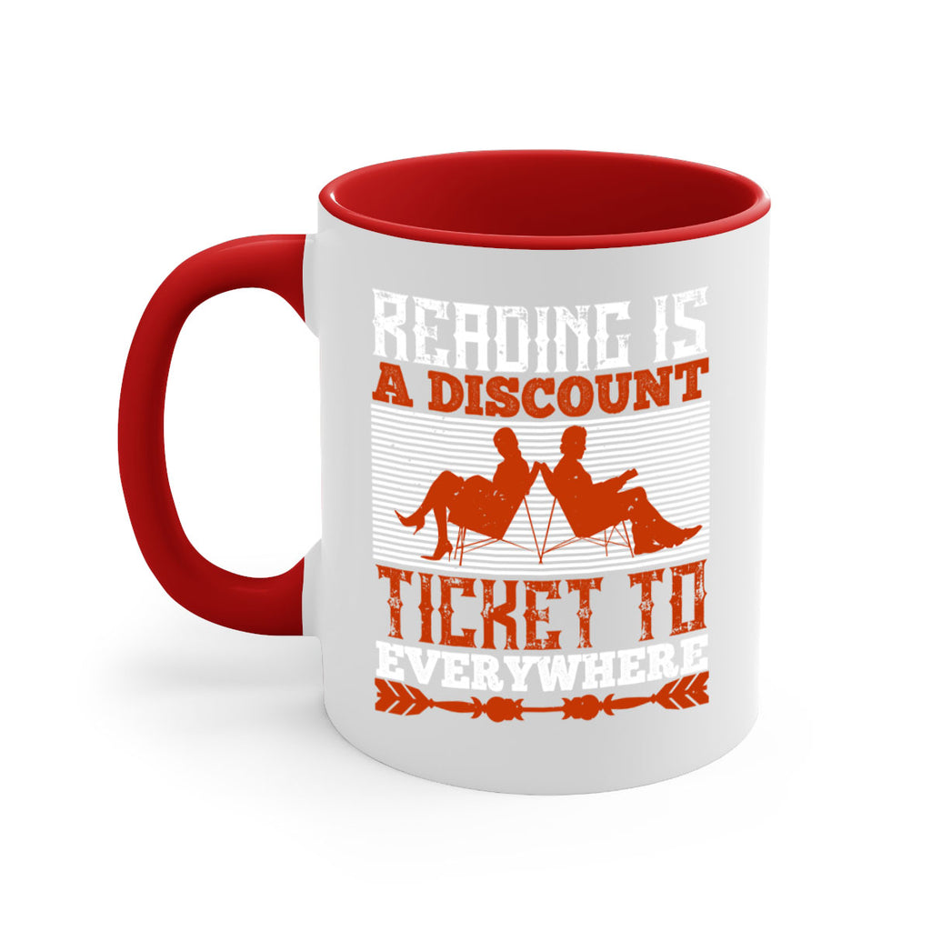 reading is a discount ticket to everywhere 17#- Reading - Books-Mug / Coffee Cup