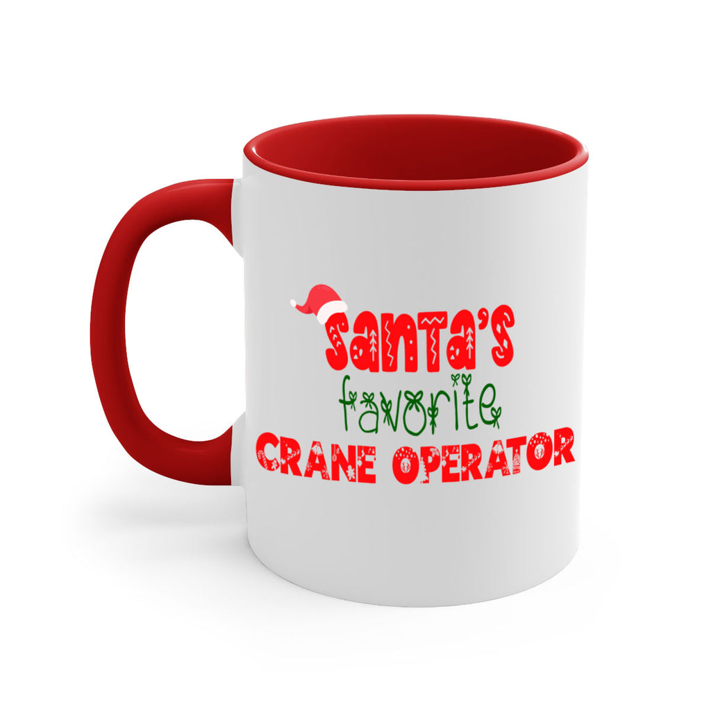 santas favorite crane operator style 753#- christmas-Mug / Coffee Cup