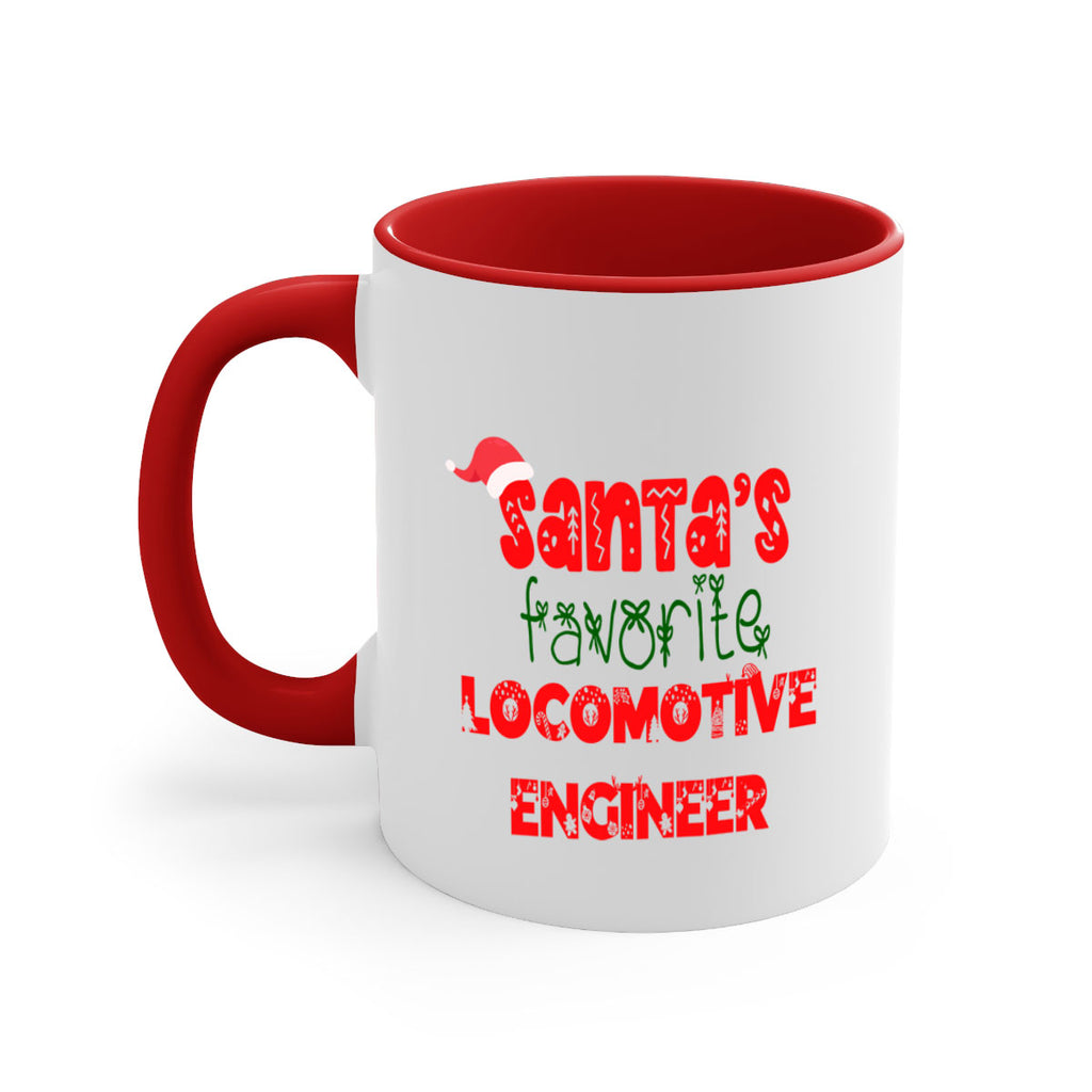 santas favorite locomotive engineer style 927#- christmas-Mug / Coffee Cup