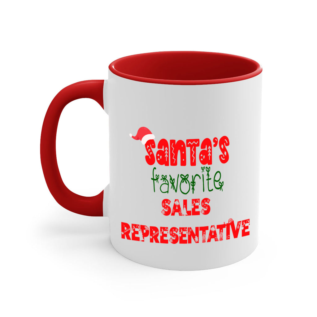 santas favorite sales representative style 1068#- christmas-Mug / Coffee Cup