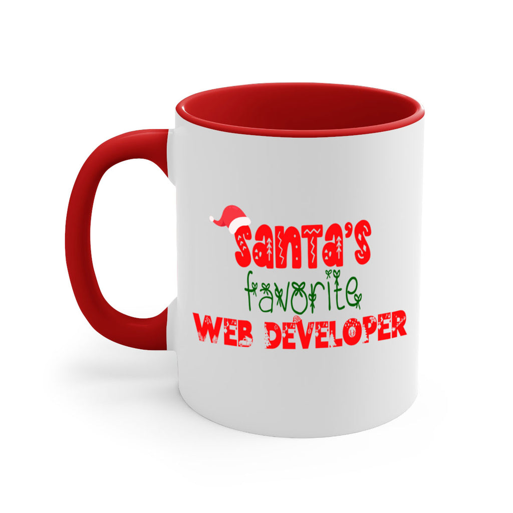 santas favorite web developer style 1154#- christmas-Mug / Coffee Cup