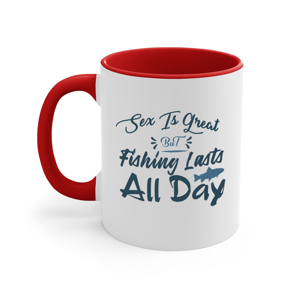 sex is great but 40#- fishing-Mug / Coffee Cup