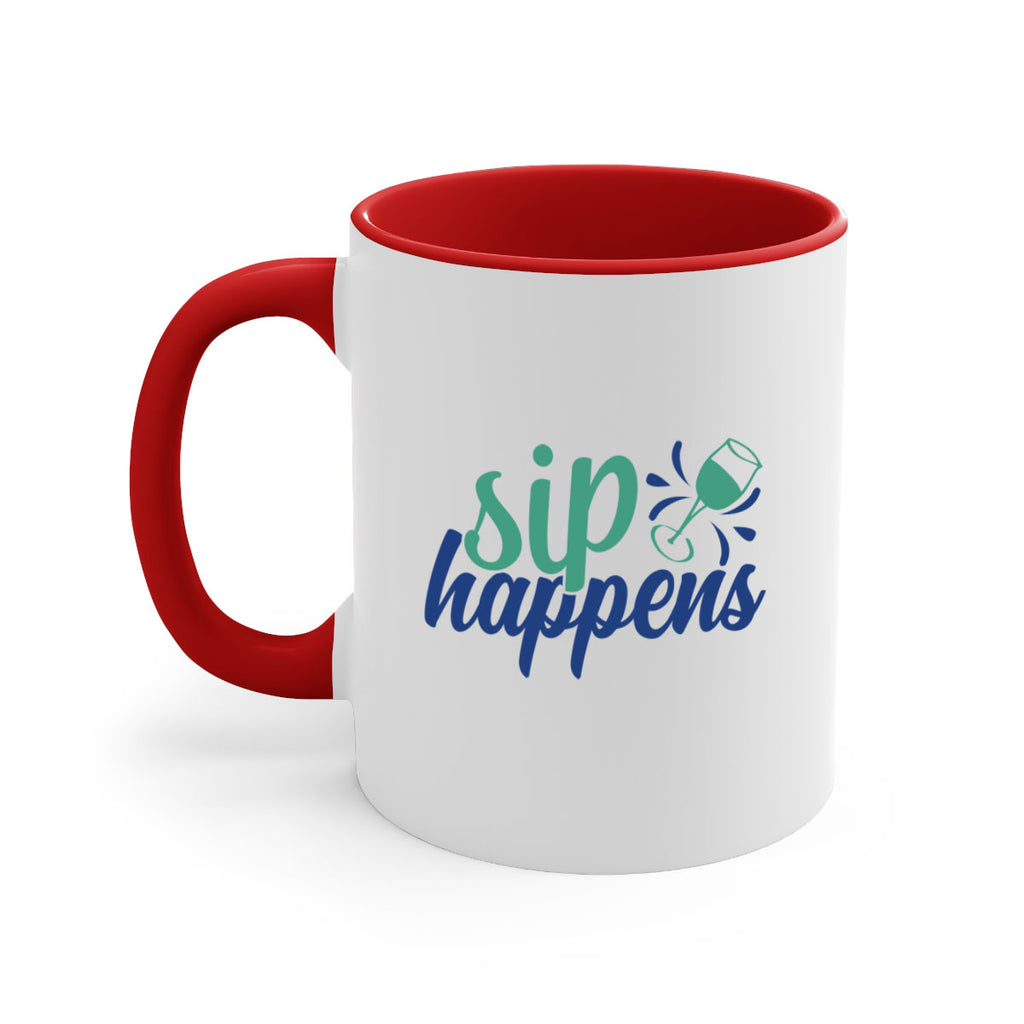 sip happens 165#- wine-Mug / Coffee Cup