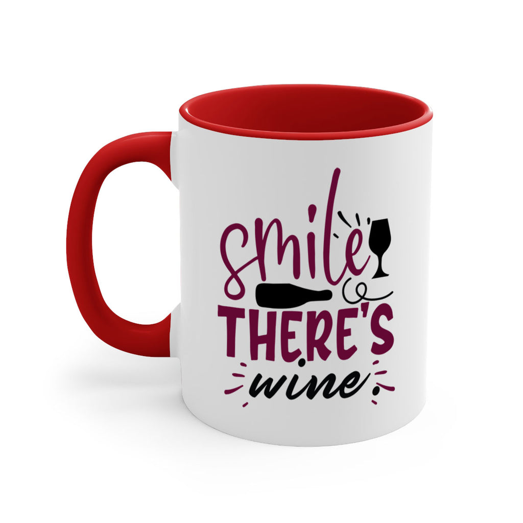 smile theres wine 159#- wine-Mug / Coffee Cup
