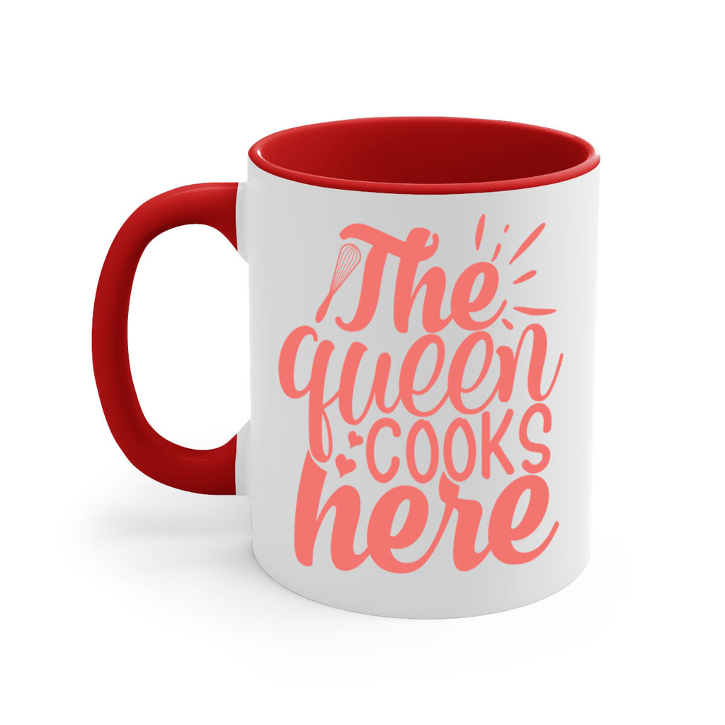 the queen cooks here 9#- kitchen-Mug / Coffee Cup