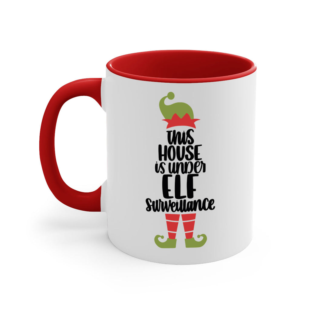 this house is under elf surveillance 38#- christmas-Mug / Coffee Cup