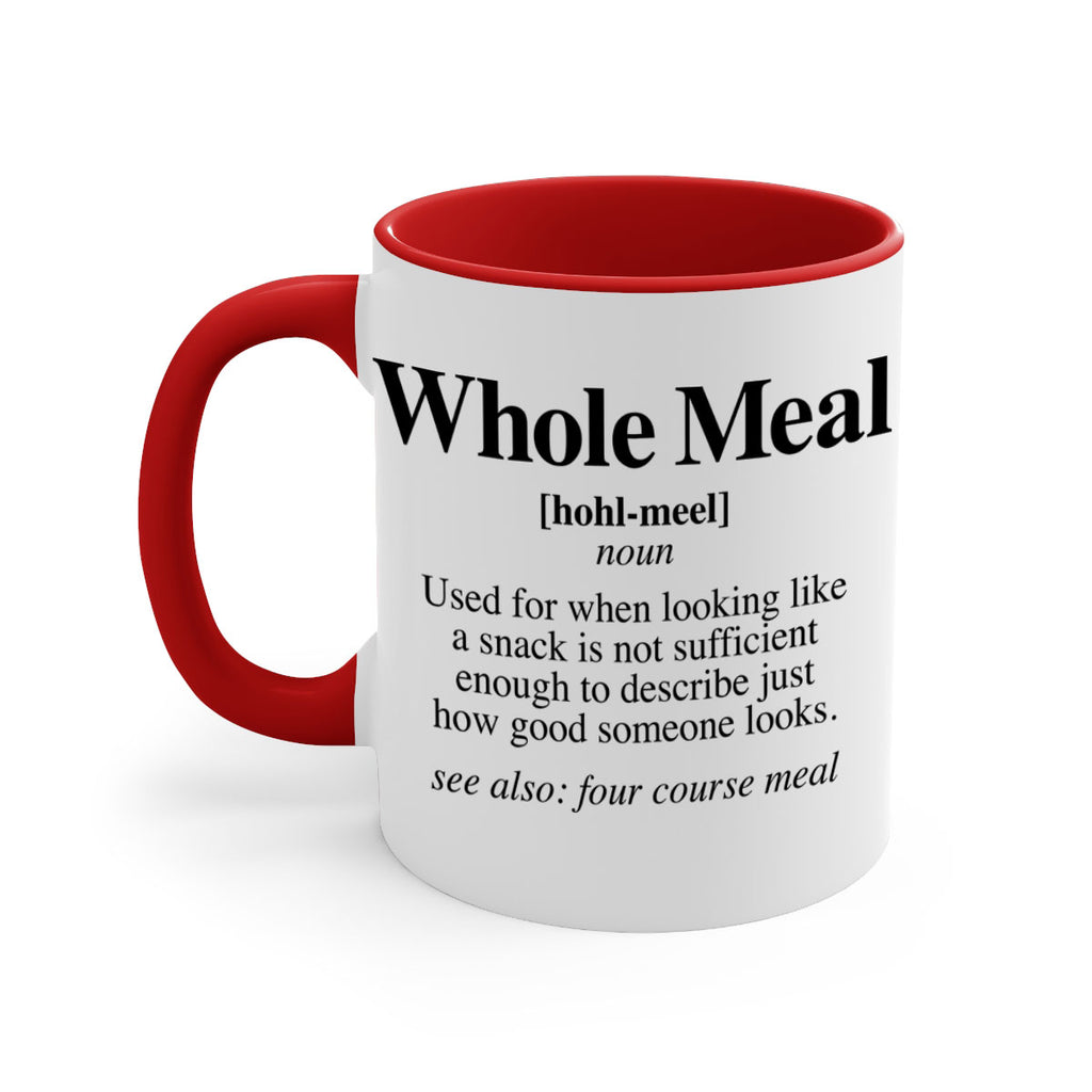 whole meal 10#- black words - phrases-Mug / Coffee Cup