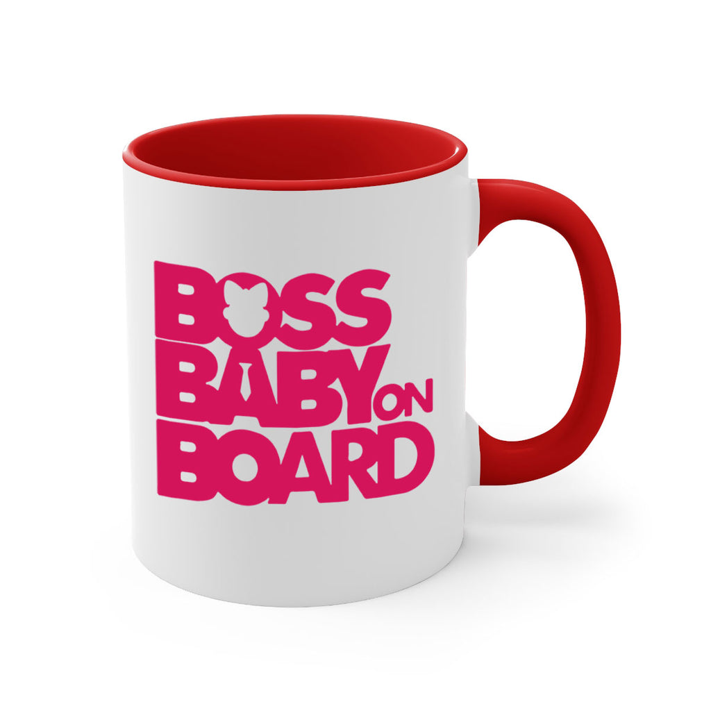 Boss Baby On Board 3#- black words - phrases-Mug / Coffee Cup