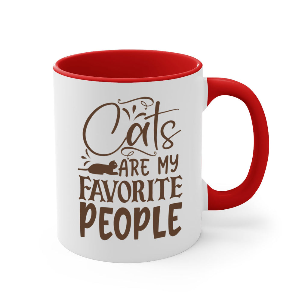 Cats Are My Favorite People Style 7#- cat-Mug / Coffee Cup