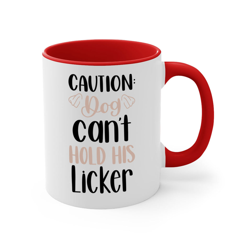 Caution Dog Cant Hold Style 31#- Dog-Mug / Coffee Cup