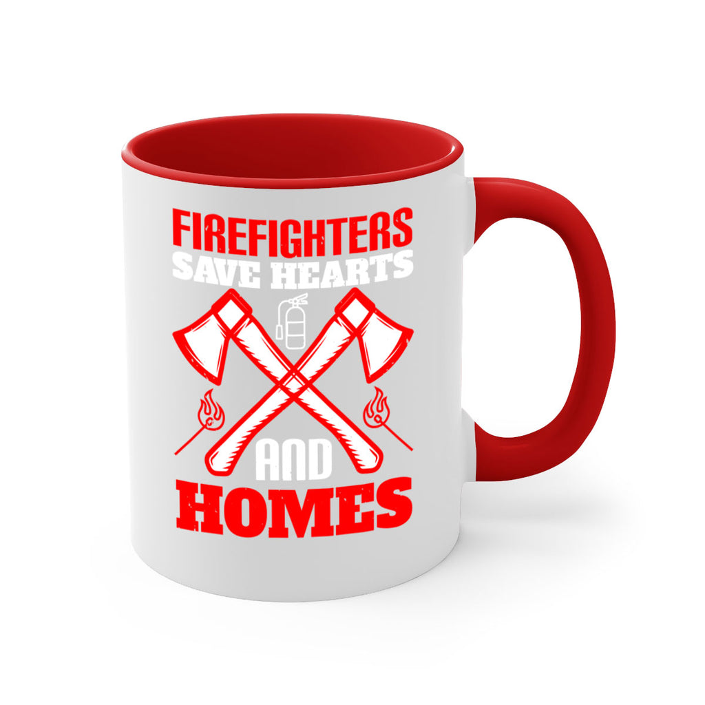 Firefighters save hearts and homes Style 72#- fire fighter-Mug / Coffee Cup