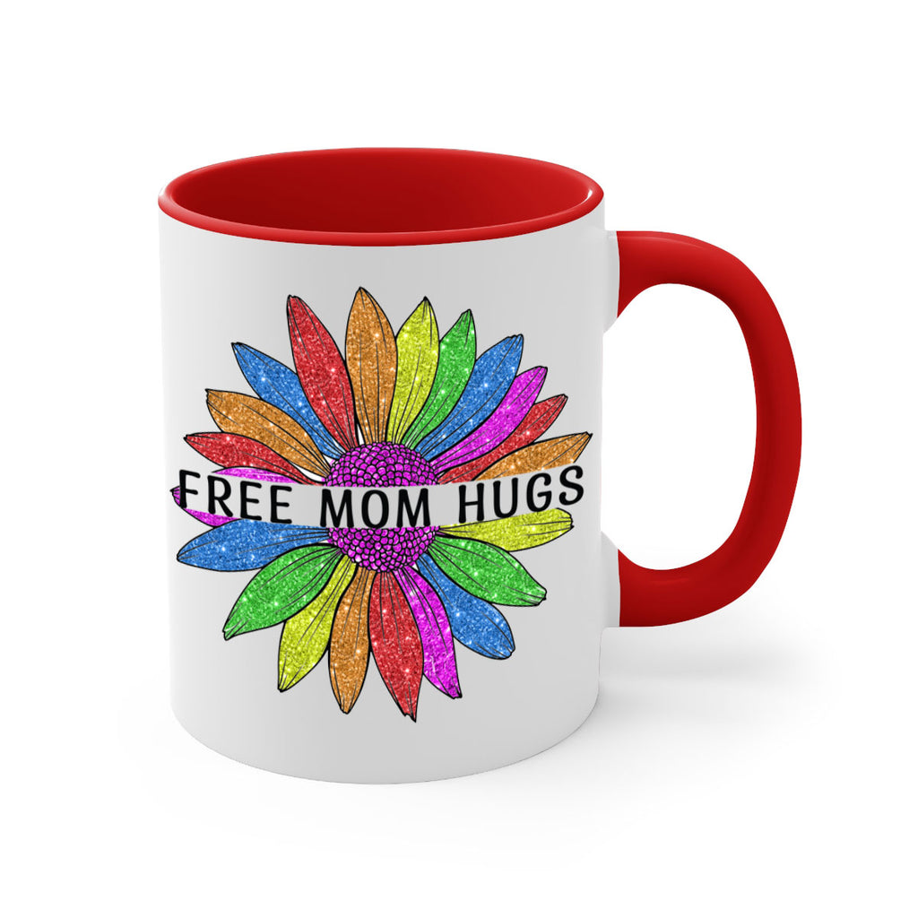 Free Mom Hugs Gay Pride Lgbt Flower 26#- lgbt-Mug / Coffee Cup