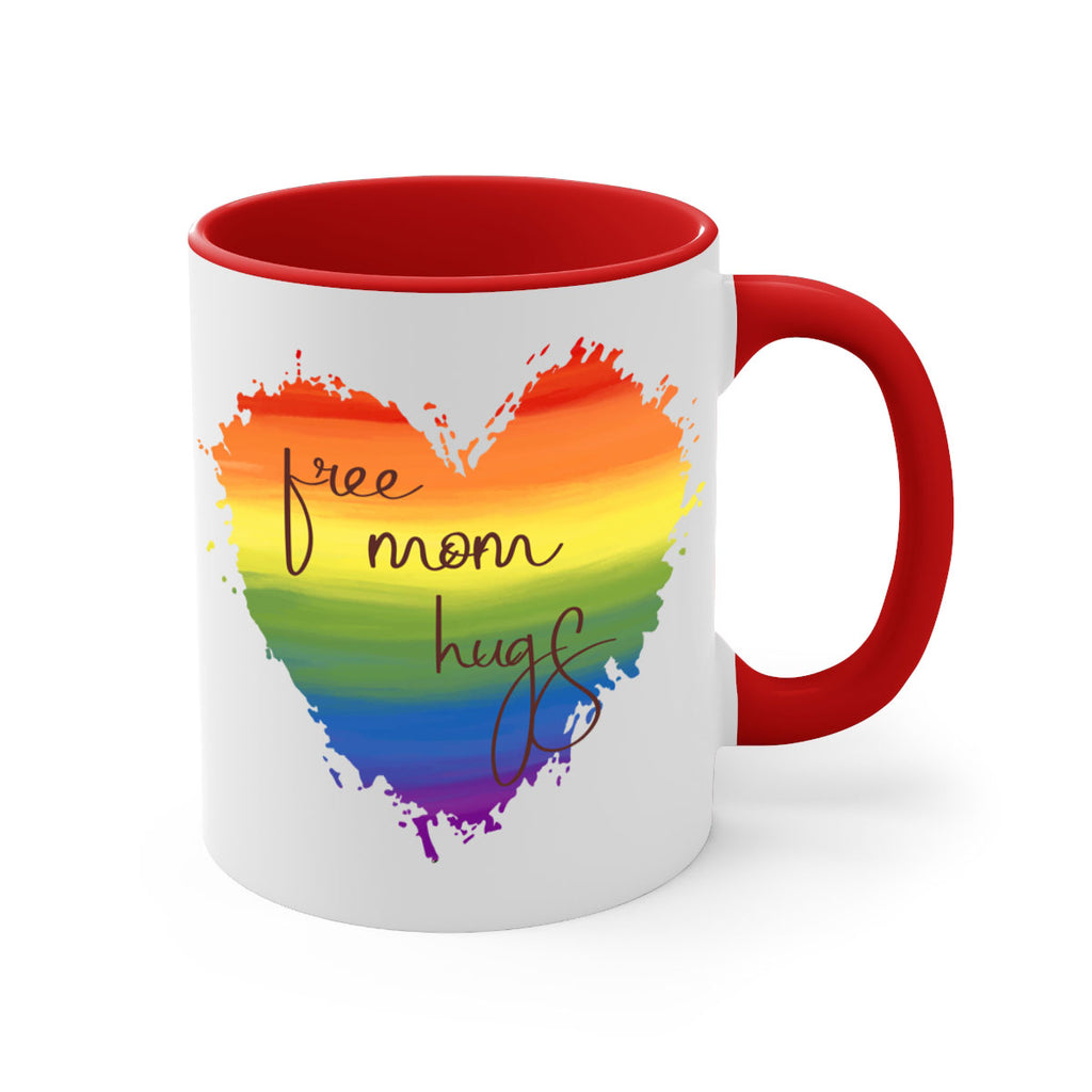 Free Mom Hugs Rainbow Pride Lgbt Png 35#- lgbt-Mug / Coffee Cup
