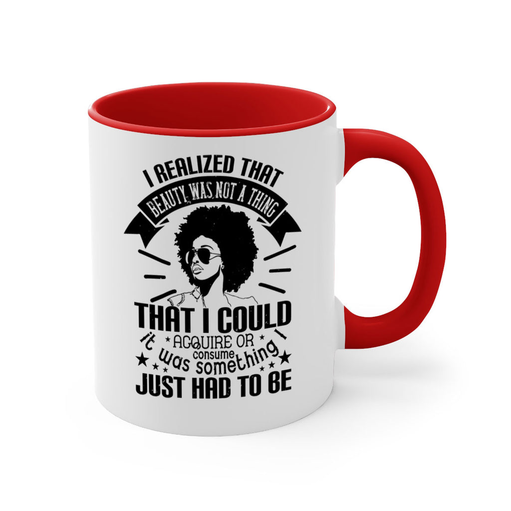 I realized that beauty was not a thing that I could acquire or consume Style 26#- Afro - Black-Mug / Coffee Cup