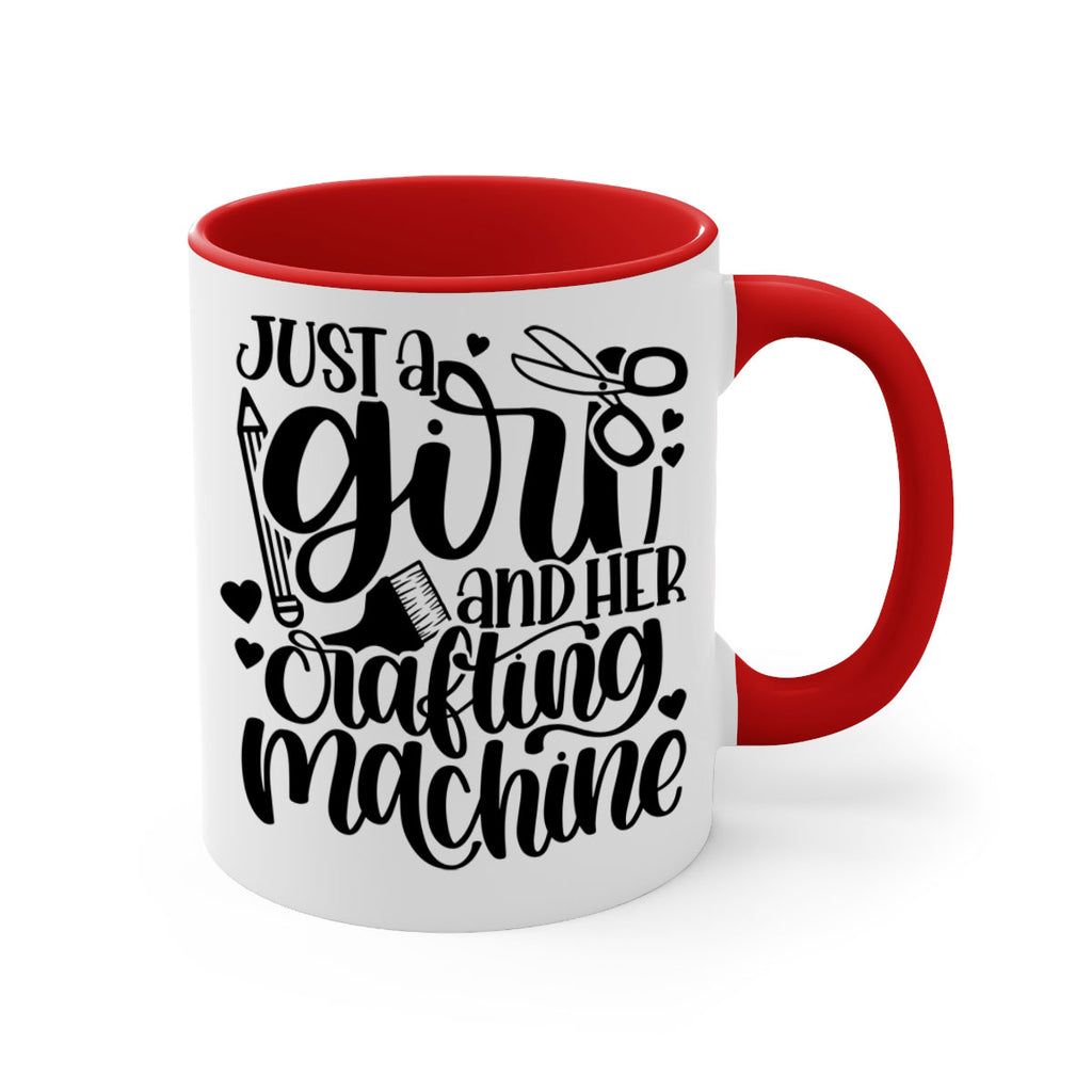 Just A Girl And Her Crafting 16#- crafting-Mug / Coffee Cup