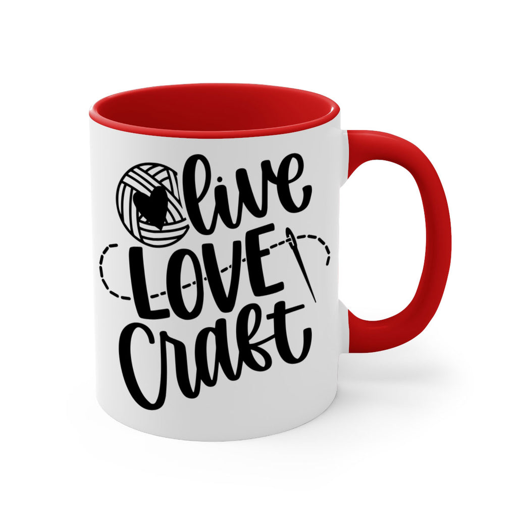 Live Love Craft 15#- crafting-Mug / Coffee Cup
