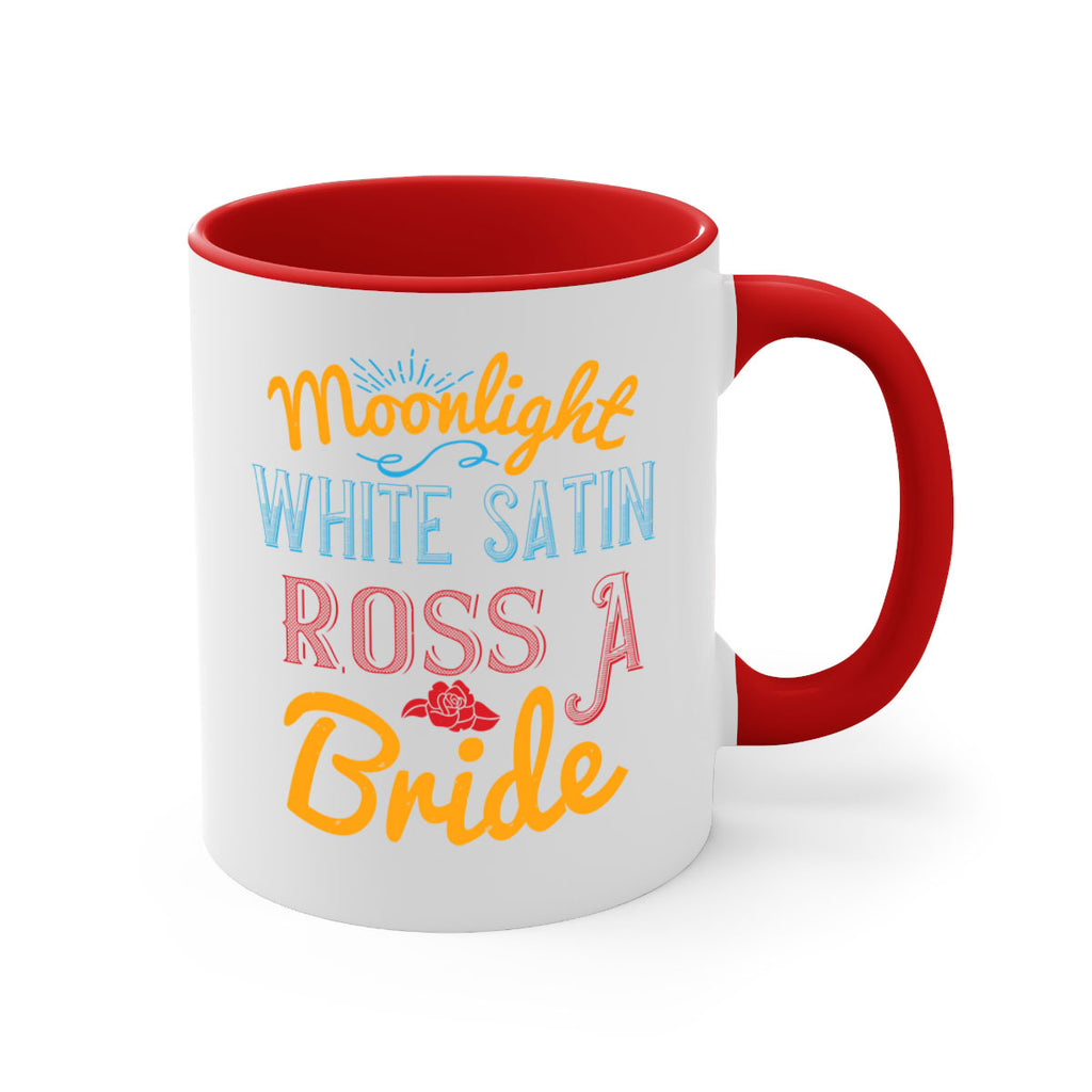 Moonlight white satin ross a bride 42#- bride-Mug / Coffee Cup
