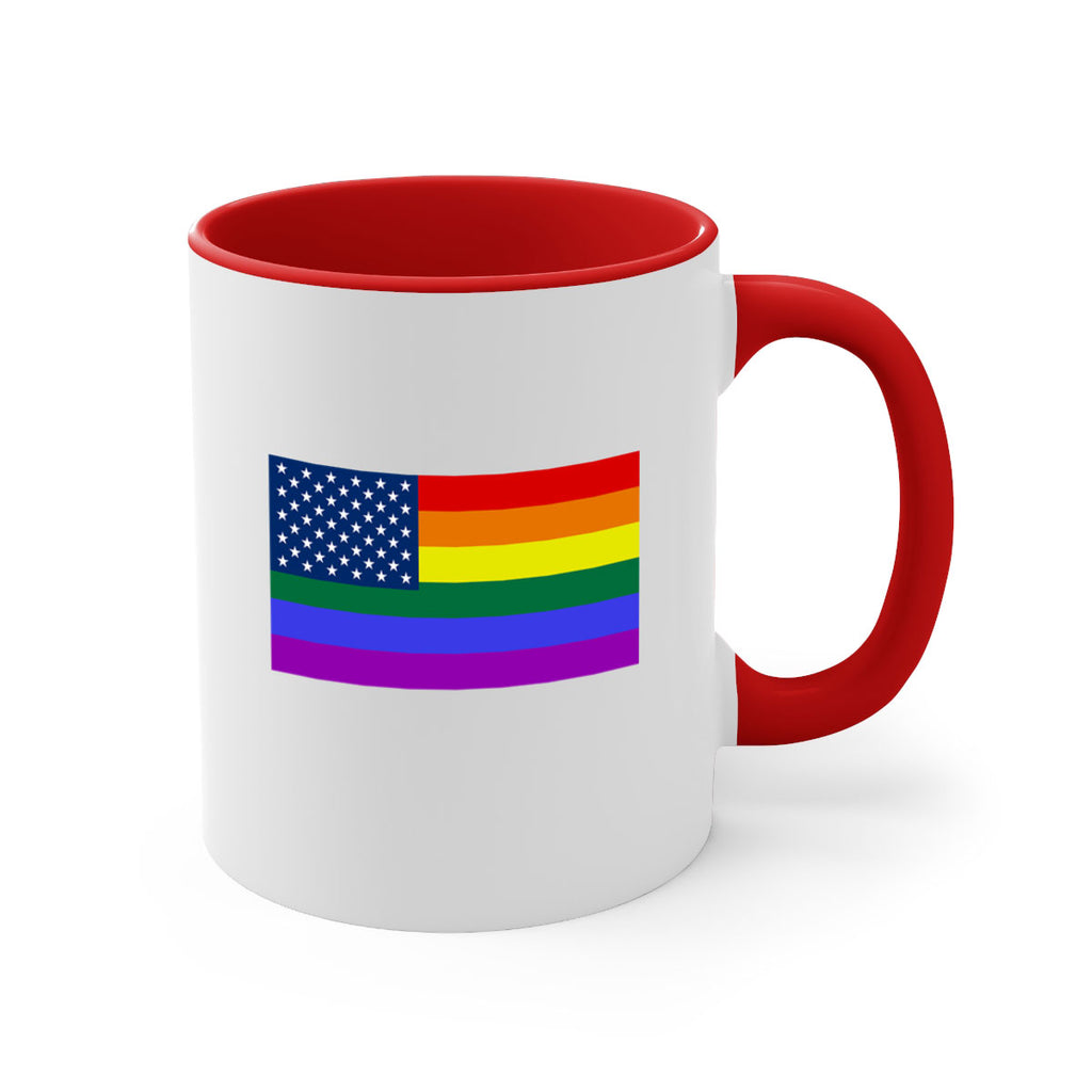 Rainbow american flag 11#- lgbt-Mug / Coffee Cup