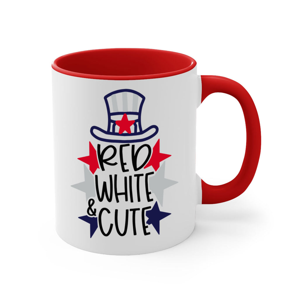 Red White Cute Style 169#- 4th Of July-Mug / Coffee Cup